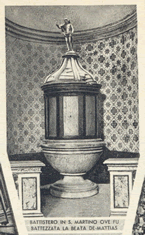 Baptismal fount
